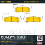 MPA Electrical 1001-1087C Disc Brake Pad Set - Rear - view 5