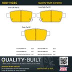 MPA Electrical 1001-1103C Disc Brake Pad Set - Rear - view 5