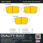 MPA Electrical 1001-1103M Disc Brake Pad Set - Rear - view 5