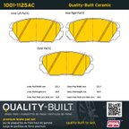MPA Electrical 1001-1125AC Disc Brake Pad Set - Front - view 5