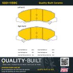 MPA Electrical 1001-1159C Disc Brake Pad Set - Front - view 5