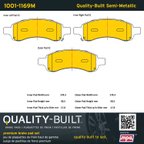 MPA Electrical 1001-1169M Disc Brake Pad Set - Front - view 5