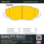 MPA Electrical 1001-1211C Disc Brake Pad Set - Front - view 5