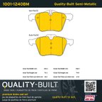 MPA Electrical 1001-1240BM Disc Brake Pad Set - Front - view 5