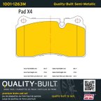 MPA Electrical 1001-1263M Disc Brake Pad Set - Front - view 5