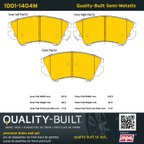 MPA Electrical 1001-1404M Disc Brake Pad Set - Front - view 5