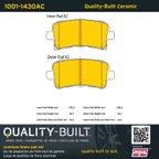 MPA Electrical 1001-1430AC Disc Brake Pad Set - Rear - view 5