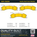 MPA Electrical 1001-1565M Disc Brake Pad Set - Front or Rear - view 5