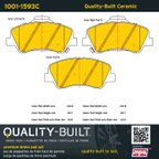 MPA Electrical 1001-1593C Disc Brake Pad Set - Front - view 5