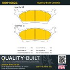 MPA Electrical 1001-1602C Disc Brake Pad Set - Rear - view 5