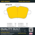MPA Electrical 1001-1646AC Disc Brake Pad Set - Rear - view 5