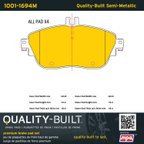 MPA Electrical 1001-1694M Disc Brake Pad Set - Front - view 5