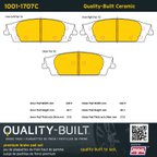 MPA Electrical 1001-1707C Disc Brake Pad Set - Rear - view 5