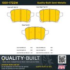 MPA Electrical 1001-1722M Disc Brake Pad Set - Rear - view 5
