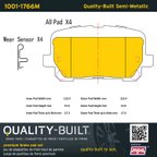 MPA Electrical 1001-1766M Disc Brake Pad Set - Rear - view 5