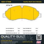 MPA Electrical 1001-1774M Disc Brake Pad Set - Front - view 5