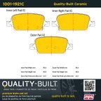 MPA Electrical 1001-1921C Disc Brake Pad Set - Rear - view 5