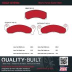 MPA Electrical 1002-0199M Disc Brake Pad Set - Front - view 5