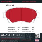 MPA Electrical 1002-0476M Disc Brake Pad Set - Front - view 5