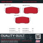 MPA Electrical 1002-0540M Disc Brake Pad Set - Rear - view 5