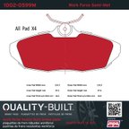 MPA Electrical 1002-0599M Disc Brake Pad Set - Rear - view 5