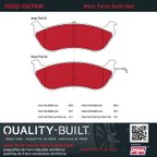 MPA Electrical 1002-0674M Disc Brake Pad Set - Rear - view 5