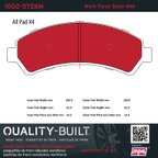 MPA Electrical 1002-0726M Disc Brake Pad Set - Front - view 5
