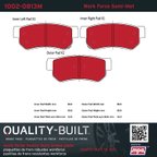 MPA Electrical 1002-0813M Disc Brake Pad Set - Rear - view 5