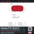 MPA Electrical 1002-0828AM Disc Brake Pad Set - Rear - view 5