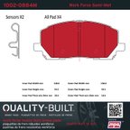 MPA Electrical 1002-0884M Disc Brake Pad Set - Front - view 5
