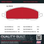 MPA Electrical 1002-1022M Disc Brake Pad Set - Front - view 5