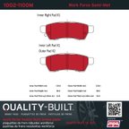 MPA Electrical 1002-1100M Disc Brake Pad Set - Rear - view 5