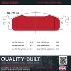 MPA Electrical 1002-1376M Disc Brake Pad Set - Front - view 5