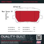 MPA Electrical 1002-1766M Disc Brake Pad Set - Rear - view 5