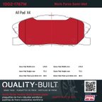 MPA Electrical 1002-1767M Disc Brake Pad Set - Front - view 5