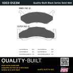 MPA Electrical 1003-0123M Disc Brake Pad Set - Front - view 5