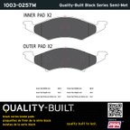 MPA Electrical 1003-0257M Disc Brake Pad Set - Front - view 5