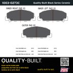 MPA Electrical 1003-0273C Disc Brake Pad Set - Front - view 5