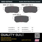 MPA Electrical 1003-0374AC Disc Brake Pad Set - Rear - view 5