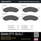 MPA Electrical 1003-0477C Disc Brake Pad Set - Front - view 5