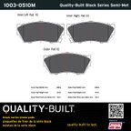 MPA Electrical 1003-0510M Disc Brake Pad Set - Front - view 5