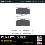 MPA Electrical 1003-0531M Disc Brake Pad Set - Front - view 5