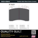 MPA Electrical 1003-0561C Disc Brake Pad Set - Front - view 5