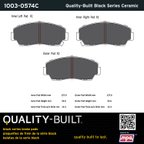 MPA Electrical 1003-0574C Disc Brake Pad Set - Front - view 5