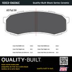 MPA Electrical 1003-0606C Disc Brake Pad Set - Rear - view 5