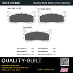 MPA Electrical 1003-0636C Disc Brake Pad Set - Rear - view 5
