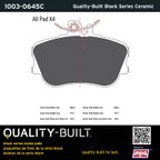 MPA Electrical 1003-0645C Disc Brake Pad Set - Front - view 5
