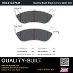 MPA Electrical 1003-0674M Disc Brake Pad Set - Rear - view 5