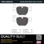 MPA Electrical 1003-0681AC Disc Brake Pad Set - Front - view 5