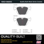 MPA Electrical 1003-0683C Disc Brake Pad Set - Rear - view 5